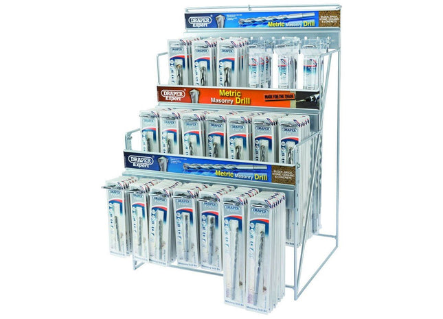 Draper Assorted Metric Masonry Drill Bit Merchandiser (137 Piece) 64045 Draper - Town Tools 