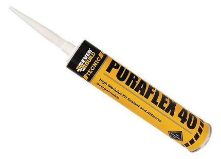 Everbuild Sika Industrial Puraflex 40 Sealant Black 300ml Everbuild Sika - RockBottom Northamptin