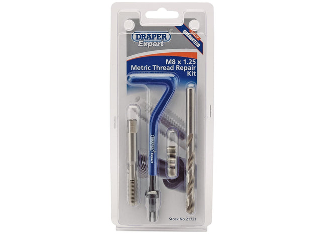 Draper Metric Thread Repair Kit, M8 x 1.25 21721 Draper - Town Tools 