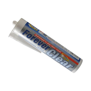 Everbuild Sika Forever Clear Sealant 295ml Everbuild Sika - RockBottom Northamptin