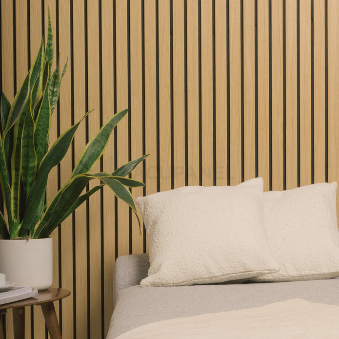 ACUPANEL Acoustic Slat Wall Panels  Natural Oak