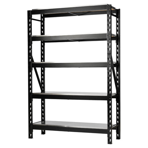 Bunker 22 Piece Modular 5 Tier Racking with Stainless Steel Shelving, 1500mm Draper - Town Tools