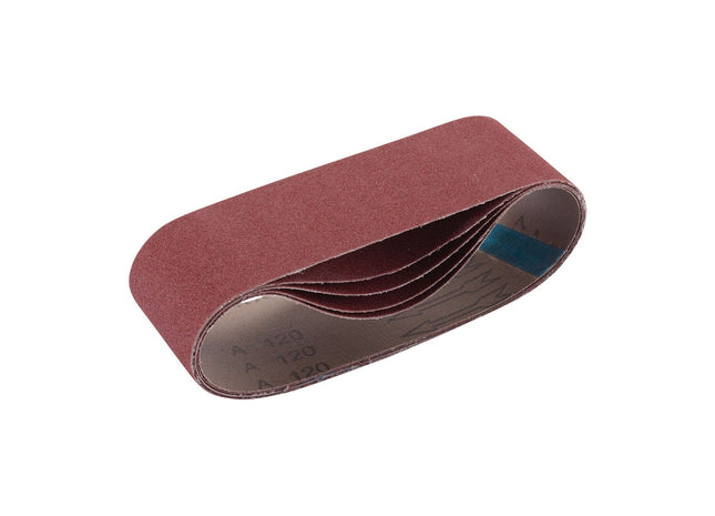 Draper Cloth Sanding Belt, 75 x 533mm, 120 Grit (Pack of 5) 09241 Draper - Town Tools 
