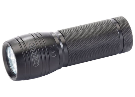 Draper LED Aluminium Hand Torch, 3 x AAA Batteries Required 81110 Draper - Town Tools 