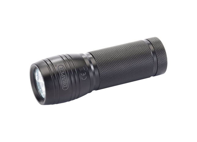 Draper LED Aluminium Hand Torch, 3 x AAA Batteries Required 81110 Draper - Town Tools 