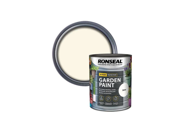 Ronseal Garden Paint Daisy 750ml Ronseal - RockBottom Nothampton