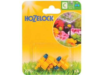 Hozelock 2794 Adjustable 180° Micro Spray Jet (Pack 3) Hozelock - RockBottom Northampton