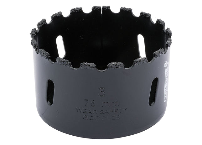 Draper Tungsten Carbide Grit Hole Saw, 76mm 34953 Draper - Town Tools 