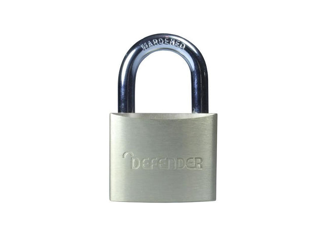 Defender Brass Padlock 40mm DEFENDER - RockBottom Northampton