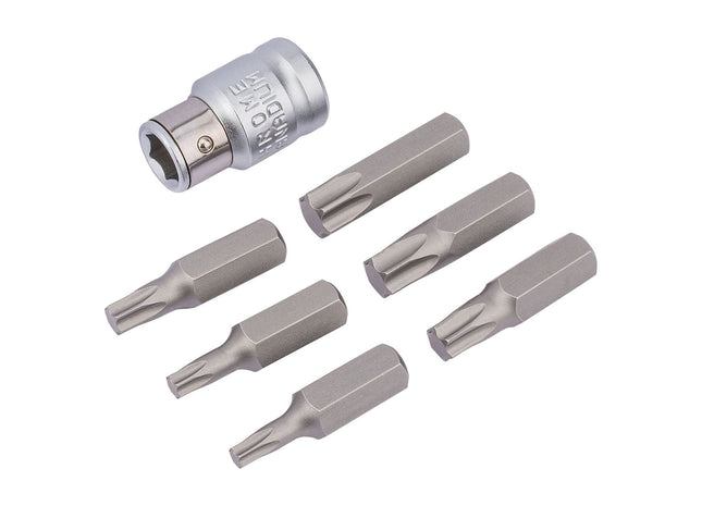 Draper TX-STAR Bit and Bit Holder Set, 3/8" Sq. Dr. (7 Piece) 83561 Draper - Town Tools 