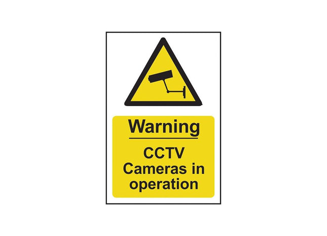 Scan Warning CCTV Cameras in Operation - PVC Sign 200 x 300mm Scan - RockBottom Nothampton
