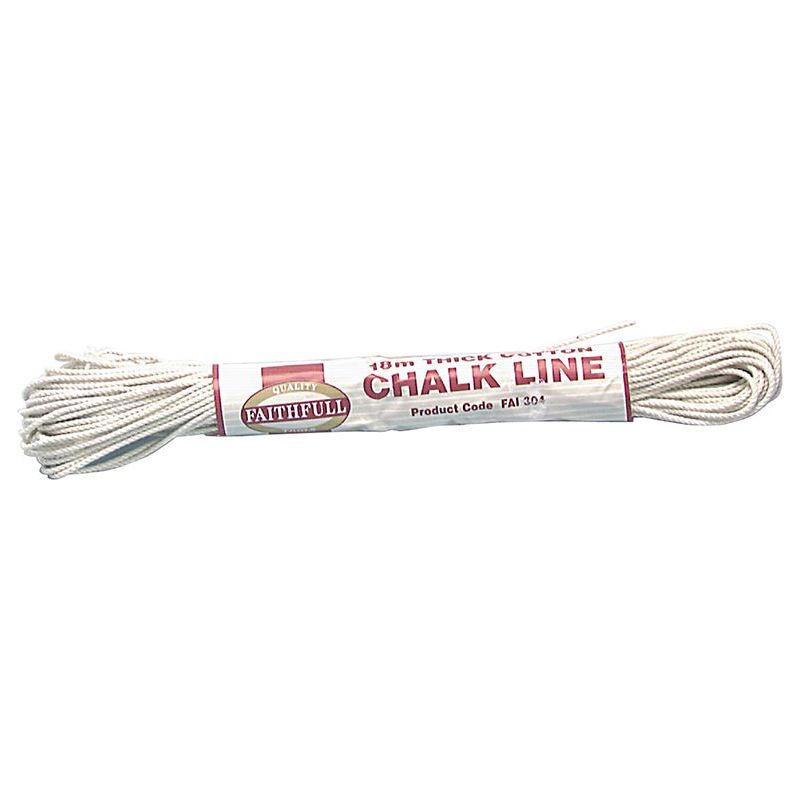 Faithfull 304 Thick Cotton Chalk Line 18m (Box 12) Faithfull - RockBottom Northampton