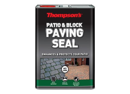 Ronseal Thompson's Patio & Block Paving Seal Wet Look 5 litre Ronseal - RockBottom Nothampton