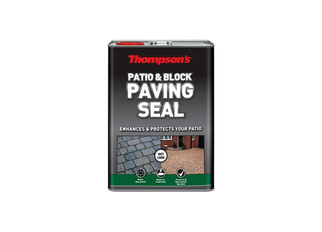 Ronseal Thompson's Patio & Block Paving Seal Wet Look 5 litre Ronseal - RockBottom Nothampton