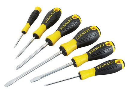 Stanley® Hand Tools 0-60-208 Essential Screwdriver Set, 6 Piece STANLEY® Hand Tools - RockBottom Nothampton