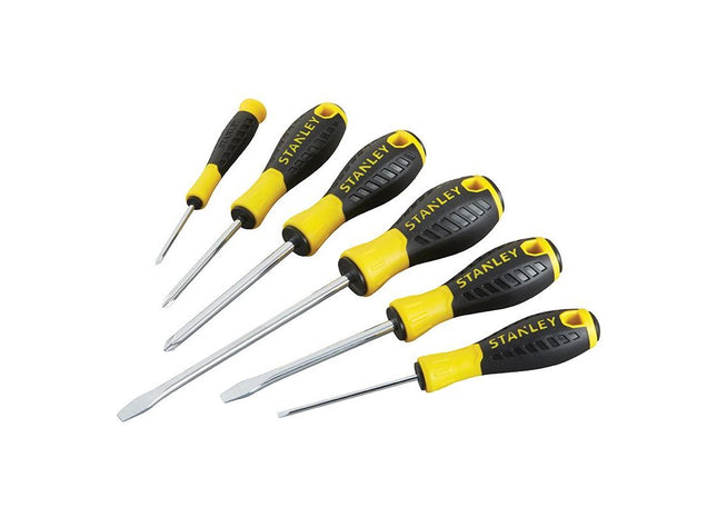 Stanley® Hand Tools 0-60-208 Essential Screwdriver Set, 6 Piece STANLEY® Hand Tools - RockBottom Nothampton