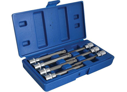 Bluespot Tools 3/8in Drive Extra Long Spline Socket Bit Set, 7 Piece BlueSpot Tools - RockBottom Northampton