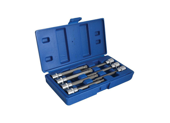 Bluespot Tools 3/8in Drive Extra Long Spline Socket Bit Set, 7 Piece BlueSpot Tools - RockBottom Northampton