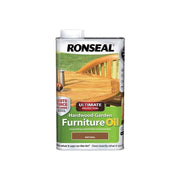 Ronseal Ultimate Protection Hardwood Garden Furniture Oil Natural 1 litre Ronseal - RockBottom Nothampton