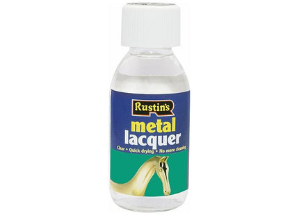 Rustins Metal Lacquer Clear 125ml Rustins - RockBottom Nothampton