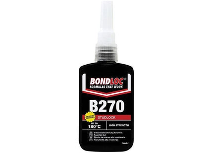 Bondloc B270 Studlock High Strength Threadlocker 50ml Bondloc - RockBottom Northampton