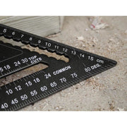 Faithfull Prestige Quick Square Black Aluminium 178mm (7in) Faithfull - RockBottom Northampton