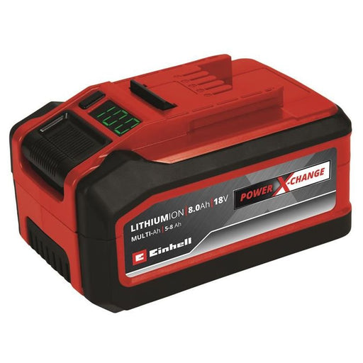 Einhell Power X-Change Multi-Ah Battery 18V 5.0-8.0Ah Li-ion Einhell - RockBottom Northamptin