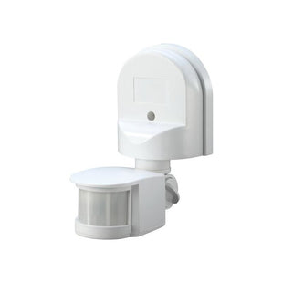 Meridian Lighting Wall Mounted PIR Motion Detector White Meridian Lighting - RockBottom Northampton