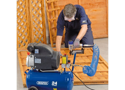 Draper Air Compressor, 24L, 1.5kW 24980 Draper - Town Tools 
