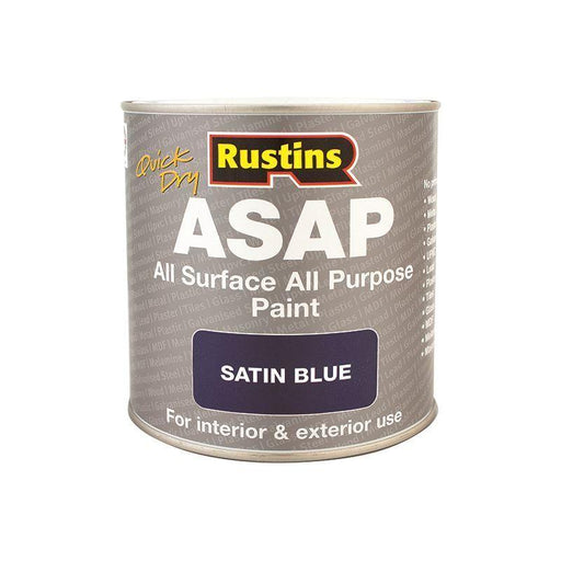 Rustins ASAP Paint Blue 500ml Rustins - RockBottom Nothampton