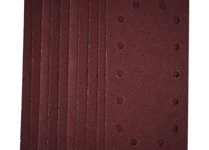 Draper 1/2 Sanding Sheets with Hook and Loop, 115 x 230mm, 40 Grit (Pack of 10) Draper - Town Tools 
