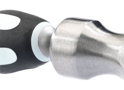 Draper 'Pound Thru' Plain Slot Soft Grip Screwdriver, 6.5 x 150mm 35183 Draper - Town Tools 