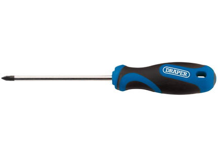 Draper Soft Grip Cross Slot Screwdriver, No.1 x 75mm 48931 Draper - Town Tools 