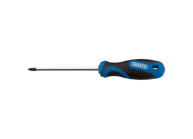 Draper Soft Grip Cross Slot Screwdriver, No.1 x 75mm 48931 Draper - Town Tools 