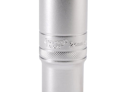 Draper 6 Point Metric Deep Socket, 1/2" Sq. Dr., 24mm 16655 Draper - Town Tools 