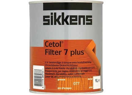 Sikkens Cetol Filter 7 Plus Translucent Woodstain Pine 1 litre Sikkens - RockBottom Nothampton