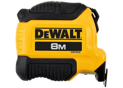Dewalt Compact Series Tape Measure 8m (Width 28mm) (Metric Only) Dewalt - RockBottom Northampton