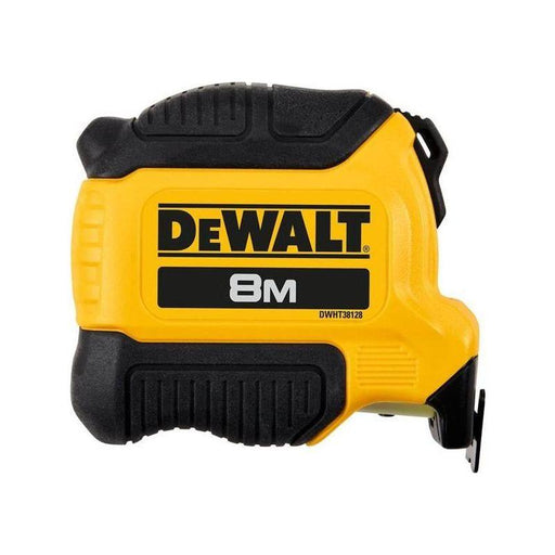 Dewalt Compact Series Tape Measure 8m (Width 28mm) (Metric Only) Dewalt - RockBottom Northampton