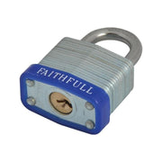 Faithfull Laminated Steel Padlock 30mm 3 Keys Faithfull - RockBottom Northampton