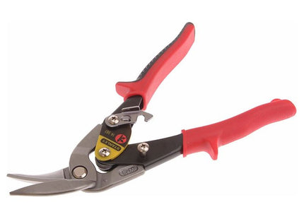 Stanley® Hand Tools Red Offset Aviation Snips Left Cut 250mm (10in) STANLEY® Hand Tools - RockBottom Nothampton
