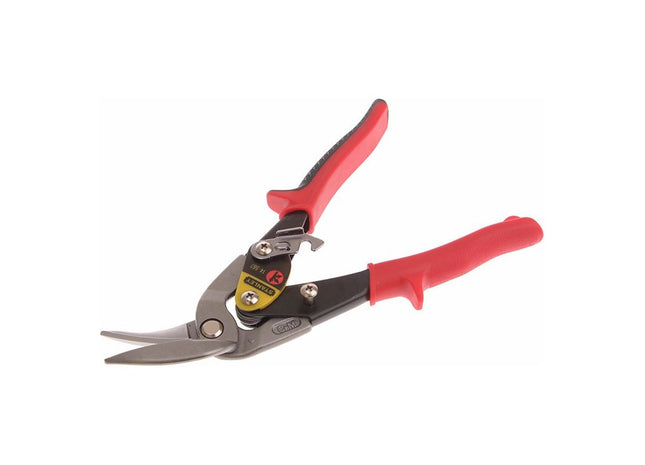 Stanley® Hand Tools Red Offset Aviation Snips Left Cut 250mm (10in) STANLEY® Hand Tools - RockBottom Nothampton