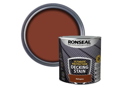 Ronseal Ultimate Protection Decking Stain Rich Mahogany 2.5 litre Ronseal - RockBottom Nothampton