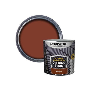 Ronseal Ultimate Protection Decking Stain Rich Mahogany 2.5 litre Ronseal - RockBottom Nothampton
