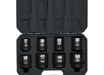 Draper Draper HI-TORQ Metric Impact Socket Set, 1" Sq. Dr. (8 Piece) Draper - Town Tools