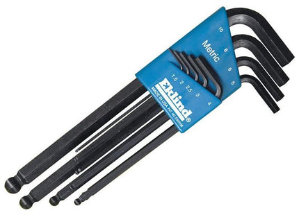 Eklind REK13609 Metric Long Ball End Hex L-Key Set, 9 Piece Eklind - RockBottom Northamptin