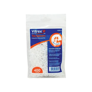 Vitrex Essential Tile Spacers 3mm (Pack 400) Vitrex - RockBottom Northampton