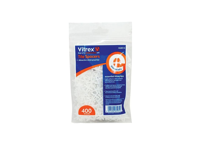 Vitrex Essential Tile Spacers 3mm (Pack 400) Vitrex - RockBottom Northampton