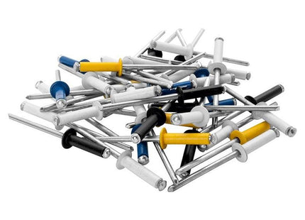 Rapid Automotive Rivets 4 x 16mm 4 Colours Blister of 32 Rapid - RockBottom Nothampton