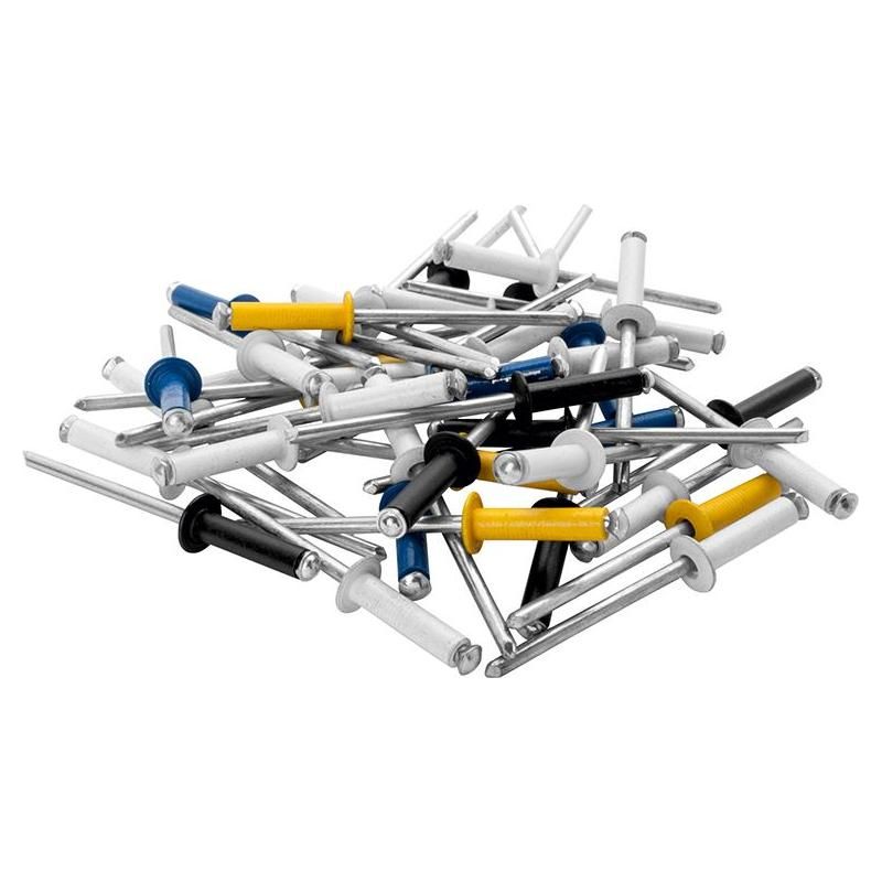 Rapid Automotive Rivets 4 x 16mm 4 Colours Blister of 32 Rapid - RockBottom Nothampton