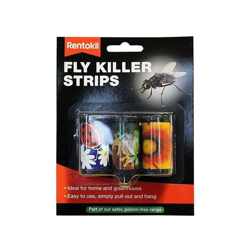 Rentokil Fly Killer Strips Pack of 3 Rentokil - RockBottom Nothampton